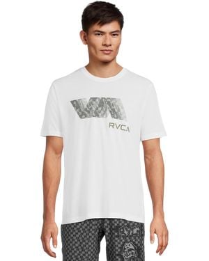 RVCA Blur Fill Short Sleeve - White