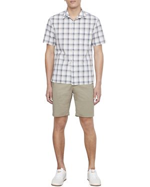 Vince S Atwater Plaid S/s - Black