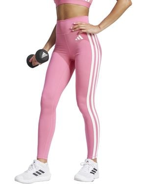 adidas Optime Essentials 3-stripes 7/8 Training Leggings - Pink