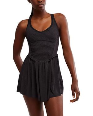 Free People Smockin Hot Dress - Black