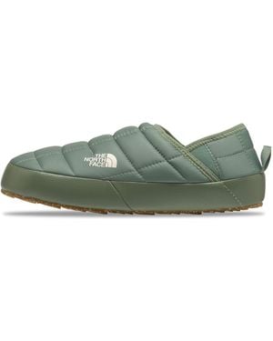 The North Face Thermoball Traction Mule V Winter Shoe | Insulated & Water Repellent - Green