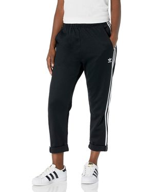 adidas Originals Womens Primeblue Relaxed Boyfriend Pants Black Xx-small