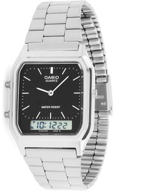 G-Shock Aq-230a-1dmqyef S Combi Bracelet Watch - Metallic