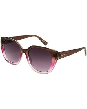 Nine West Raina Cat Eye Sunglasses - Brown