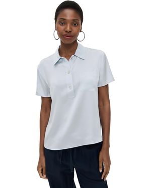 Vince S Short Sleeve Polo - White