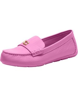 COACH Sculpted C Driver Loafer - Pink
