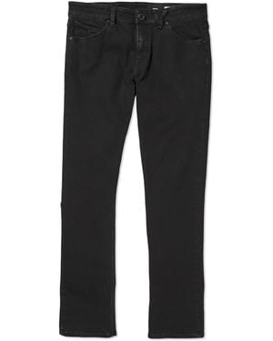 Volcom Vorta Slim Fit Stretch Denim Jean - Black