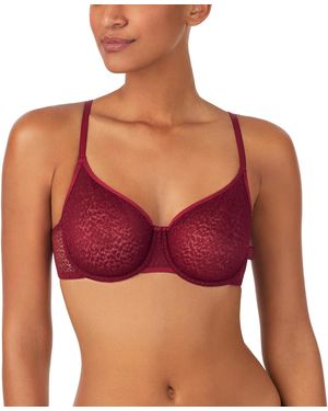 DKNY Modern Lace Unlined Demi Bra - Red