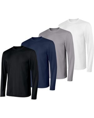 Hanes Cool Dri Long Sleeve Performance T-shirt - Blue