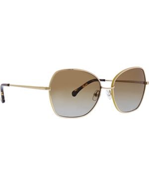 Trina Turk Palawan Square Metal Sunglass - Natural