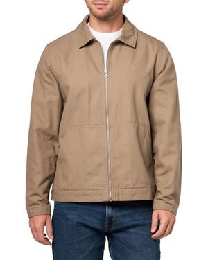 Volcom Palm Drive Faux Sherpa Lined Jacket – Utility - Natural