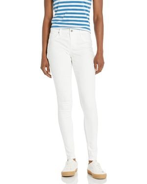 Jessica Simpson Womens Kiss Me Super Skinny White Jeans - Blue