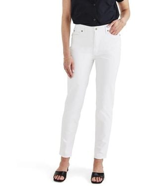 Dockers Slim Fit High Rise Jean Cut Pants, - Black