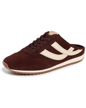 Vince S Oasis Runner Mule Mule Chili Brown/moonlight Leather 5.5 M