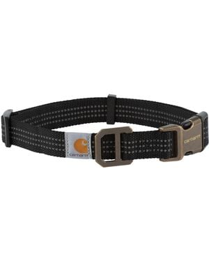 Carhartt Fully Adjustable Nylon Webbing Collars For Dogs - Black