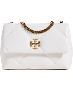 Tory Burch Small Kira Diamond Convertible Shoulder Bag - White