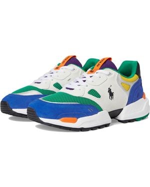 Polo Ralph Lauren Jogger Suede & Mesh Sneakers Madison Ave Color