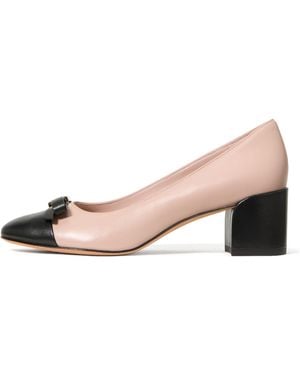 Kate Spade Deco Bow Smooth Leather Ballet Pump - Black