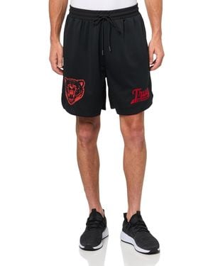 True Religion Men's Mesh Basketball Shorts - Lightweight, Breathable Athletic Gym Shorts- Jet Black, Small