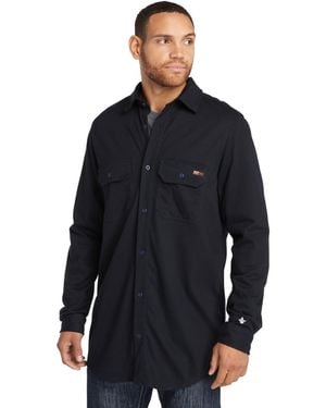 Timberland Fr Cotton Core Button Front Shirt - Blue