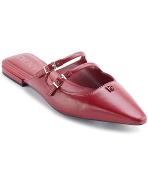 DKNY Cahana Slip On Mules - Red