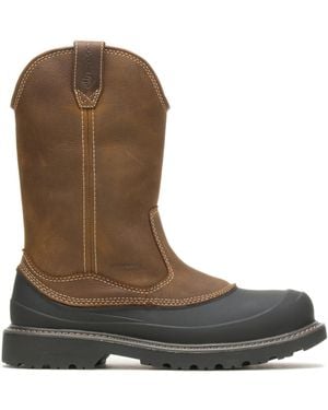 Wolverine Floorhand Swamp Waterproof Steel Toe 10in - Brown
