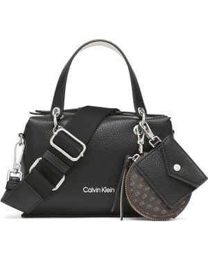 Calvin Klein Cali Mini Satchel Crossbody - Black