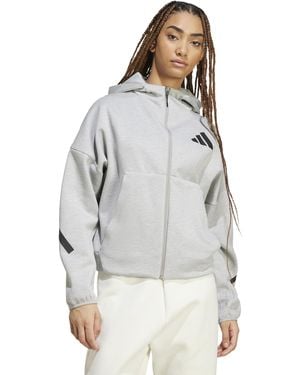 adidas Originals Z.n.e. Full-zip Hoodie - Gray