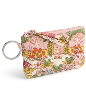 Vera Bradley Disney Premium Cotton Zip Id Case - Pink