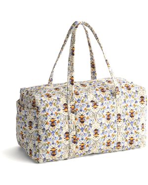 Vera Bradley Premium Cotton Large Original Duffel Bag - Metallic