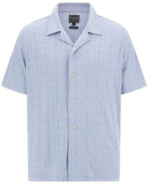 Guess Short Sleeve Spencer Resort Shirt - Blue
