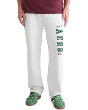 Aéropostale Aero Straight Leg Sweatpants - Gray