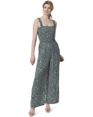 Jessica Simpson S Hailey Pull On Smocked Jumpsuit - Green