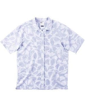 O'neill Sportswear Casual Standard Fit Short Sleeve Woven Button Down Shirt - Blue