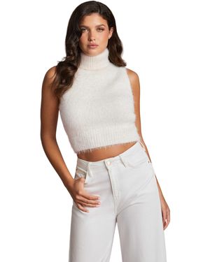 Guess Sleeveless Mei Sweater - White
