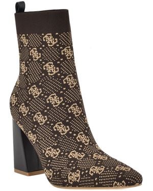 Guess Yonel Ankle Boot - Brown
