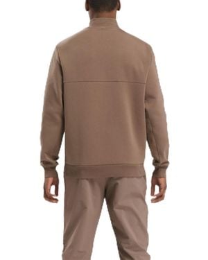Reebok Activ Collection Quarter Zip Sweatshirt - Brown