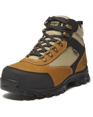 Timberland Keele Ridge Steel Safety Toe Waterproof Industrial Hiker Work Boot - Brown