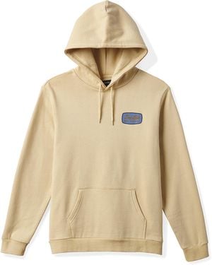 Brixton Jolt Logo Hooded Sweatshirt - Natural