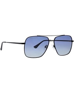 Life Is Good. Polarized Rectangle Sunglasses - Blue