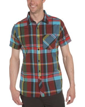 O'neill Sportswear Casual Standard Fit Short Sleeve Woven Button Down Shirt - Red
