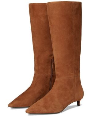 Cole Haan S Go-to Janece Dress Boots Tobacco Suede 11 Medium - Brown