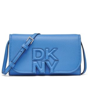 DKNY Nicole Wallet On Crossbody - Blue