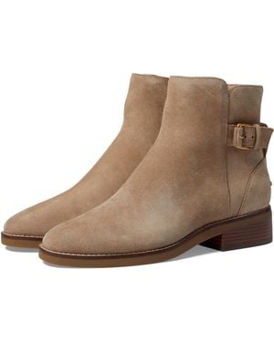 Cole Haan Hampshire Buckle Bootie Boots 5 C - Brown