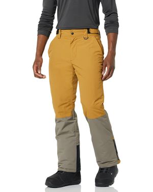 Amazon Essentials Pantaloni da Neve e Snowboard Isolati e Impermeabili Uomo - Multicolore