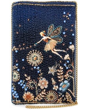 Mary Frances Fairy Dust Crossbody Phone Bag - Blue