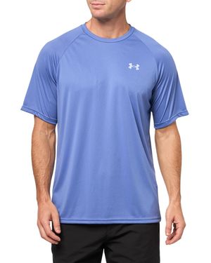 Under Armour Velocity 2.0 Short Sleeve T Shirt, - Blue