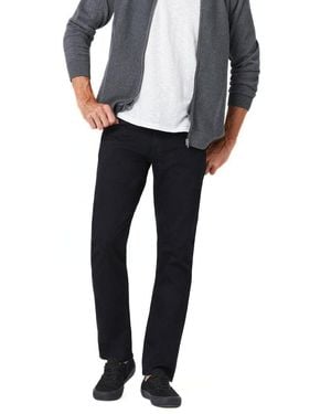 Mavi Zach Straight Leg Regular Rise Jeans For – Casual Pants – Stretchable – 33" Waist And 32" - Black