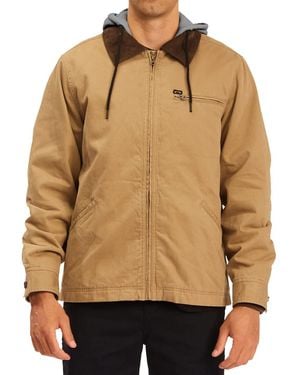 Billabong Barlow Jacket Clay Xs - Natural
