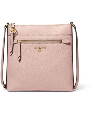 Michael Kors Jet Set Charm Small Flat Crossbody Bag - Pink